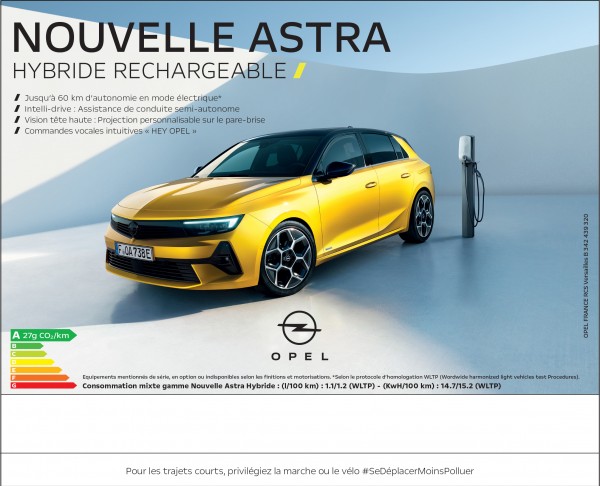 Nouvelle Opel Astra. Découvrez la dès maintenant. 