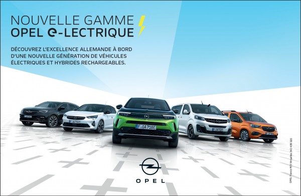 Découvrez toute la gamme Opel électrique.